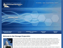 Tablet Screenshot of chenega.com