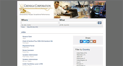 Desktop Screenshot of chenega.jobs
